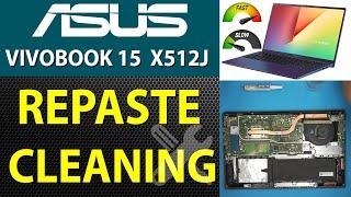 Asus Vivobook 15 X512j  Cleaning & Repaste Service