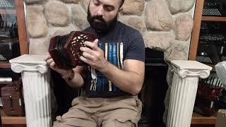 6842 - Brown Lachenal & Co English Concertina Treble M 48 $1499