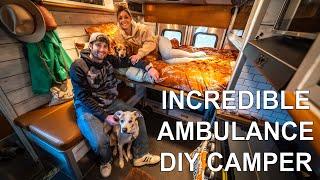 THIS is the Best Ambulance Conversion I've Ever Seen (Extensive DIY Camper Van Build)