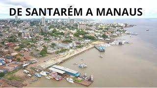 Como é a viagem de barco Santarém a Manaus, pelas águas do Rio Amazonas março 2024