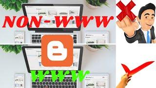 How To Redirect non-www to www in Blogger