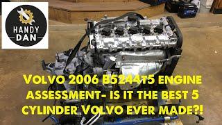 2006 B5244T5 engine time lapse tear down - the best 5 cylinder engine Volvo ever built?!