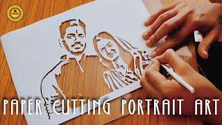 Paper Cutting Portrait Art | Ashish M Pandey | Lok Rang Jhabua