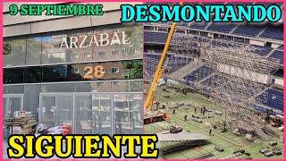  PRÓXIMO RESTAURANTE: ARZABAL ️ OBRAS del SANTIAGO BERNABEU (9 septiembre 2024)