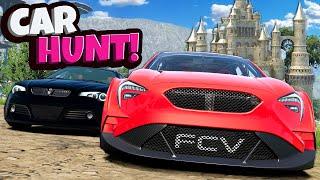 CAR HUNT POLICE CHASE in a Fantasy Land in BeamNG Drive Mods!