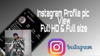 How To View & Download Full size HD quality Profile Pic| Instagram| 2022 | New Tricks | In Telugu