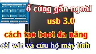 Tạo boot cho ổ cứng HDD Box cài Win dạo với Anhdv boot 2022