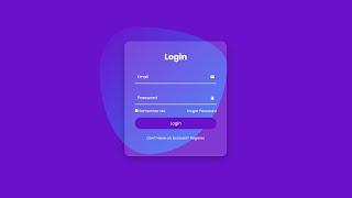 How to Make a Animated Login Form Using HTML and CSS