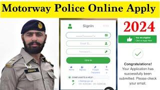 How to apply for NH&MP Jobs 2024 | Motorway police Online Apply | motorway Job online apply 2024