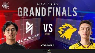 [ID] MSC Grand Finals | BLACKLIST INTERNATIONAL VS ONIC | Game 1