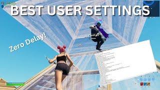 Best Game User Settings for Fortnite Chapter 4 Season 2! (0 Input Delay + FPS BOOST!)