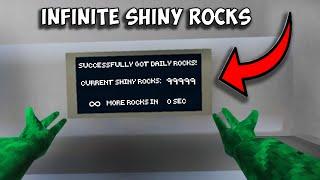 (NEW GLITCH) HOW TO GET INFINITE SHINY ROCKS IN GORILLA TAG!