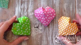 3d origami Heart  Begginers diy tutorial  Great Valentines day gift!!