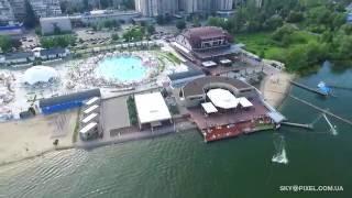 Аквапарк в Днепропетровске - Happy Day. Аэросъемка | Aerial video AquaPark "Happy Day" in Dnepr