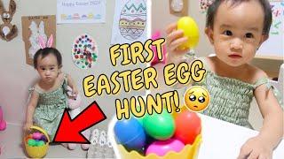 FIRST EASTER EGG HUNT ni BABY! | SOBRANG CUTE!   | Mommy Kara