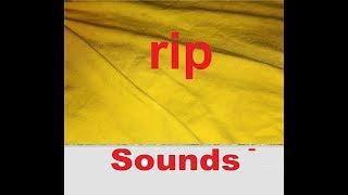 Cloth Rip Sound Effects All Sounds