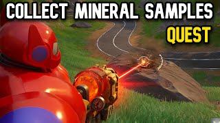 Fortnite - Collect mineral samples using the plasma burst laser on stone structures