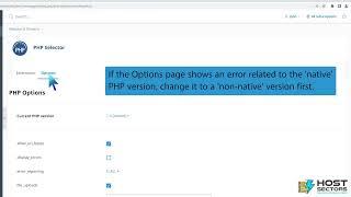 How to Enable or Disable PHP's display errors via CloudLinux Selector in Plesk   HostSectors