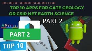 ||PB GROUP||  TOP 10 ANDROID APP FOR GATE & CSIR NET GEOLOGY GEOPHYSICS OR EARTHSCIENCE PART 2