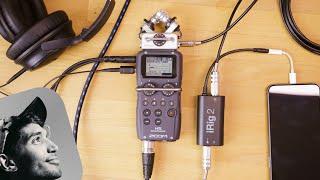 XLR Microphone into Clubhouse with iRig 2 and the Zoom H5 — Mix-Minus, Phone Calls, and Monitoring