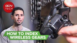 How to Index Shimano Di2 Wireless Gears | Maintenance Monday