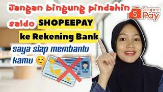 Cara transfer Shopeepay ke Rekening tanpa KTP | cara transfer saldo shopeepay tanpa verifikasi ktp