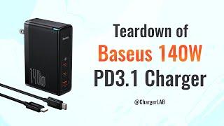Teardown of Baseus 140W PD3.1 GaN 5 Pro Fast Charger (2C1A)