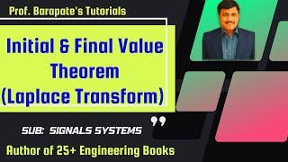 INITIAL AND FINAL VALUE THEOREM (LAPLACE TRANSFORM)