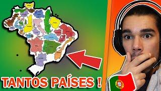 QUANTOS PAÍSES CABEM NO BRASIL?! [Português reage]