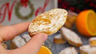 Sweet Italian Christmas cookies  Almonds and orange! Gluten-free pastry: Ricciarelli 