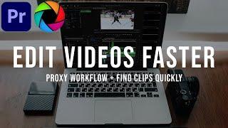 EDIT FASTER: How to Find Footage FAST + Organization Workflow (Shutter Encoder and Premiere Pro)