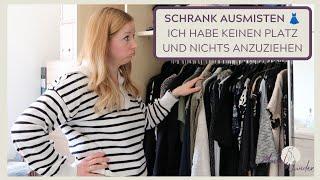 Schrank ausmisten  Ich habe keinen Platz und nichts anzuziehen | Traum von der Capsule Wardrobe