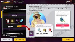 ¡Cómo CONSEGUIR Código para CANJEAR Emote GRATIS en Free Fire! PREMIOS por ver un LIVE de TIK TOK