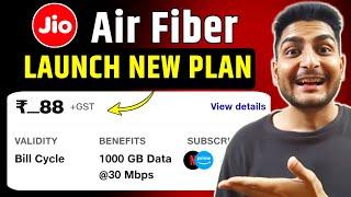 Jio Air Fiber Launch New Plan | Jio Airfiber 888 Plan Details