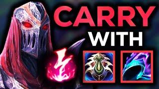 ZED WITH PROFANE HYDRA THE 1v9 CARRY BUILD (My Favorite So Far)