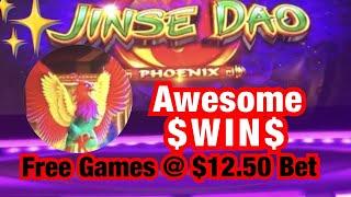 JINSE DAO PHOENIX FREE GAMES @ $12.50 BET AWESOME WIN!! 