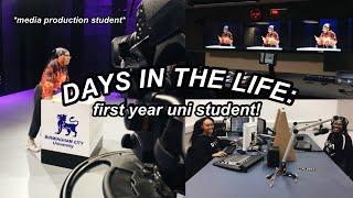 DAYS IN THE LIFE AS A UNIVERSITY STUDENT! *media production student*