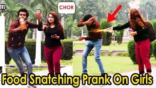 Food Snatching Prank On Cute Girls  @Zero Brand