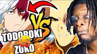 TODOROKI VS ZUKO RAP BATTLE | RUSTAGE ft. Zach Boucher (REACTION)