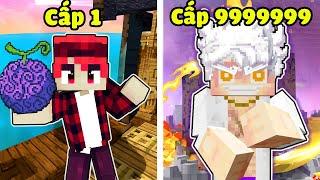 Hachi 24 Giờ Có Sức Mạnh Gear 5 Của Luffy Trong Minecraft