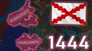 What if Burgundy Blessed in 1444 - Eu4 Timelapse