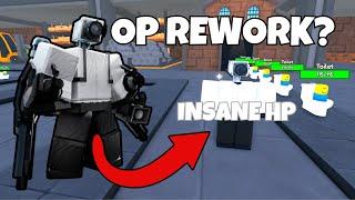 NEW REWORKED ENGINEER SHOWCASE! (OP?) [Toilet Tower Defense Roblox]