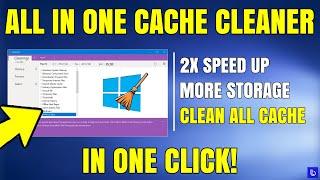 How to CLEAR All Cache in Windows 10 with One Click