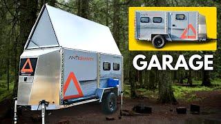 STANDING HEIGHT A-Frame Trailer: Antishanty Camper Tour