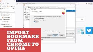 Import Bookmarks From Google Chrome To Opera Browser