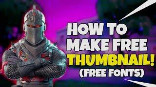 HOW TO MAKE THUMBNAILS FOR FREE! (WITH PIXLR) (2018)