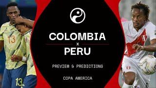 Colombia vs Peru 1 2   Extended Highlights & Goals 2021