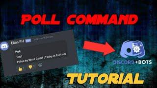 Poll Command | Tutorial | Bot Designer For Discord