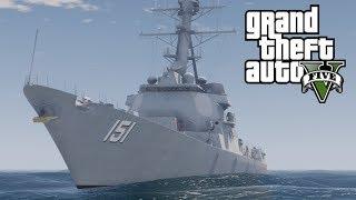 GTA Pilotable US Destroyer / Warship Nathan James (Who needs Gunrunning anyway?)