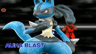 Super Moves of Lucario by Resentone